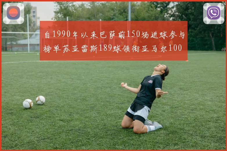 自1990年以来巴萨前150场进球参与榜单苏亚雷斯189球领衔亚马尔100球位列第十